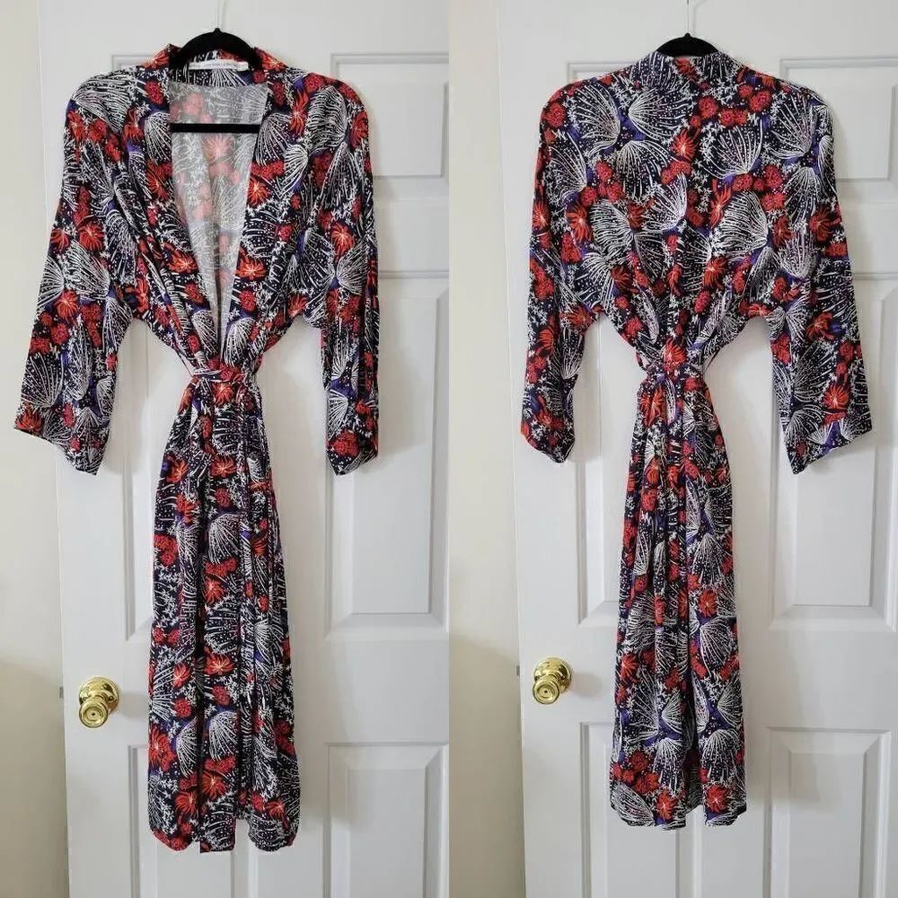 & other stories Floral Kimono Robe US 4 Nwot
